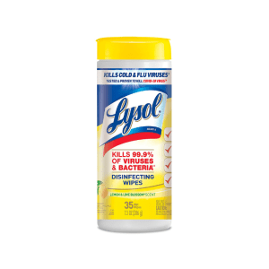 Lysol Disinfecting Wipes Lemon 35 Wet Wipes