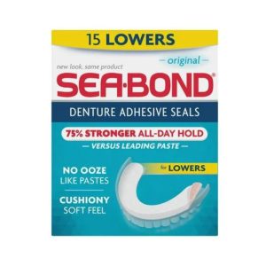 Sea-Bond Denture Adhesive Seals Lowers