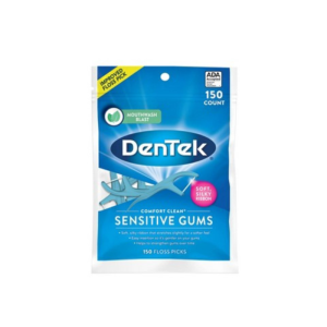 Dentek Comfort Clean Sensitive Gums Floss Picks 150ct