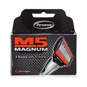 Personna M5 Magnum 5 Blade With Trimmer Cartridges