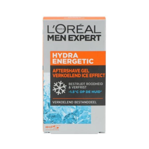 L'Oreal Men Expert Hydra Energetic Aftershave Gel Verkoelend Ice Effect