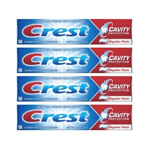 Crest Toothpaste 4Pack Cavity Protection Regular Paste